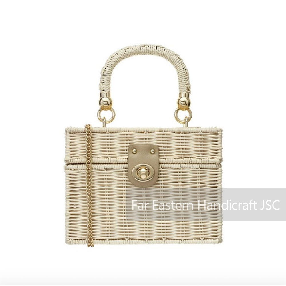 White Rattan Bag 2