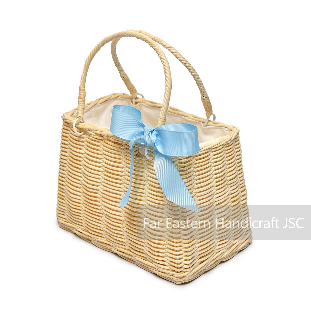 White Rattan Bag