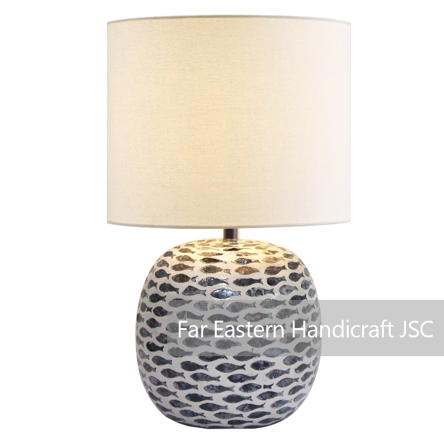 Feh wholesale mother of pearl table lamp